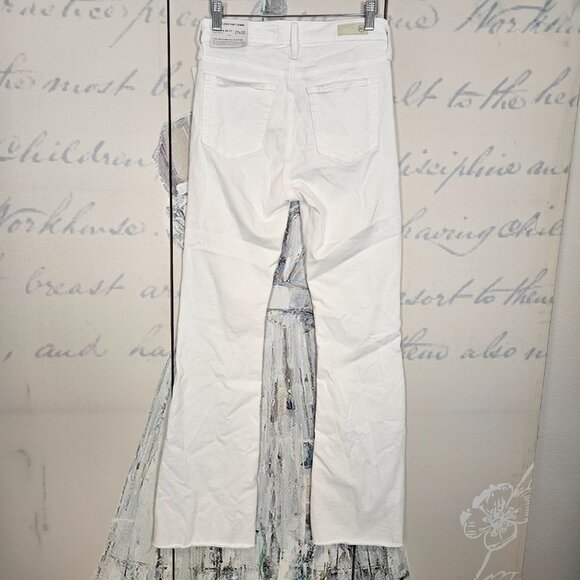NWT Adriano Goldschmied Farrah Boot Jeans High Rise Size 27 White $210 - Picture 2 of 10